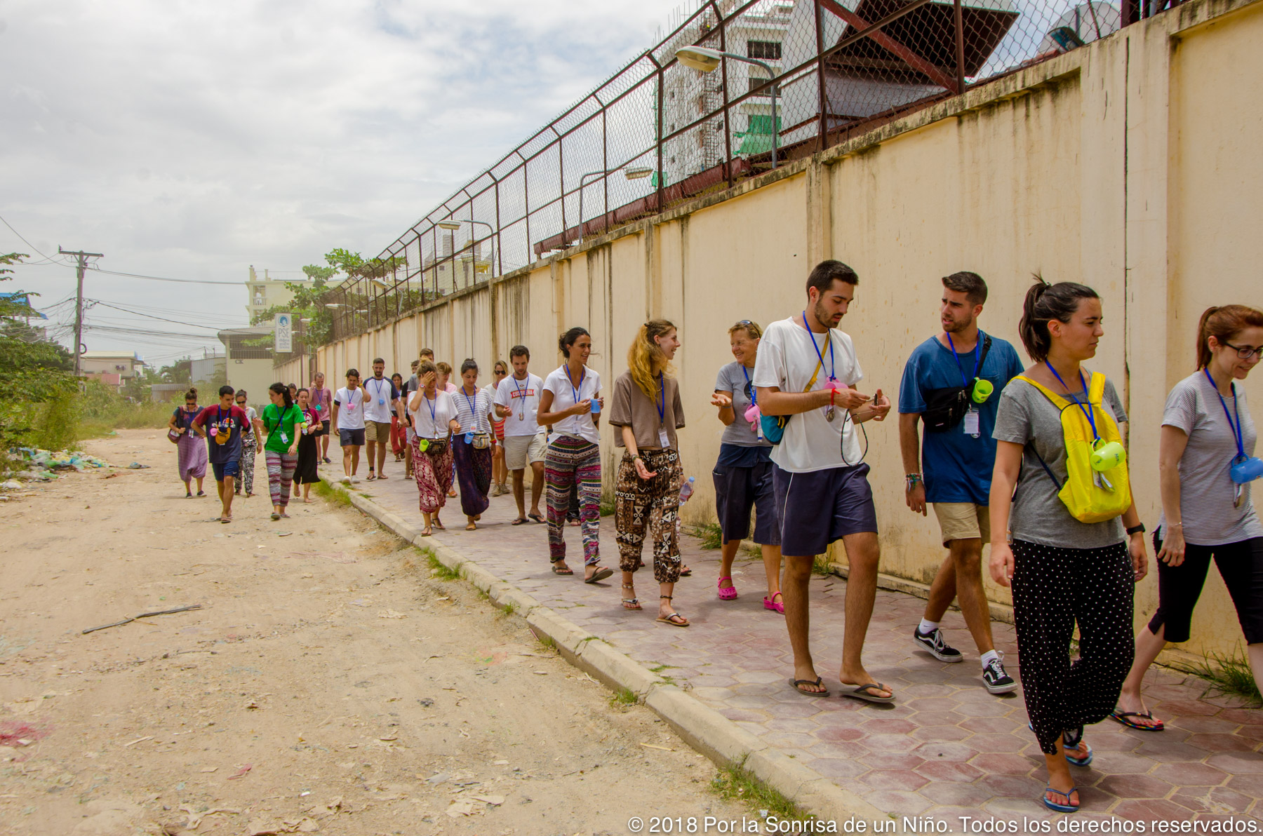 Voluntarios de camino a OBK