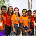 European and Khmer monitors happy after having finished the day.