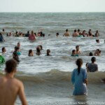General swimming to end the afternoon at the beach.